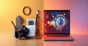 keyword-rich alt text for image 1 with AI image generator vs traditional stock photo services