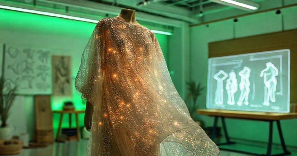 sustainable fashion design with AI image generator for sustainable fashion design