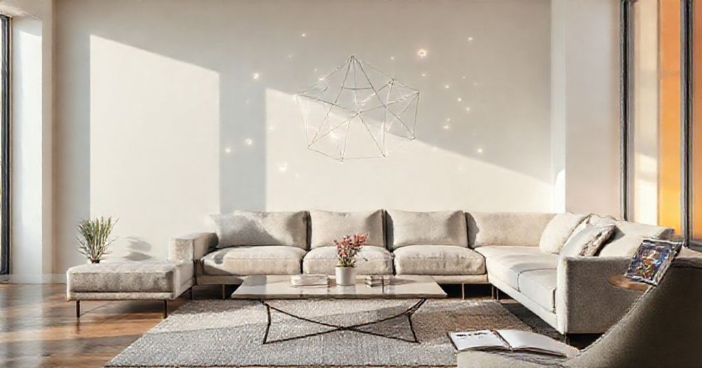 interior design mood board example with AI image generator for interior design mood boards