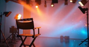 cinematic scene with futuristic cityscape with comparison of AI image generators for cinematic scene creation